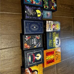 10 Colorful Tarot Card Collection. No damaged.